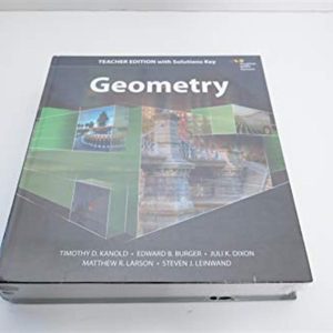 Geometry 2015: Teacher Edition With Solutions by Houghton Mifflin Harcourt
